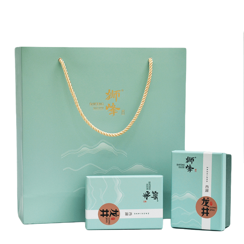 獅峰牌西湖龍井茶葉 博物禮盒